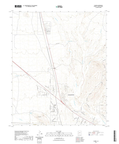 United States Geological Survey Flores, AZ (2021, 24000-Scale) digital map