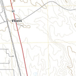 United States Geological Survey Flores, AZ (2021, 24000-Scale) digital map