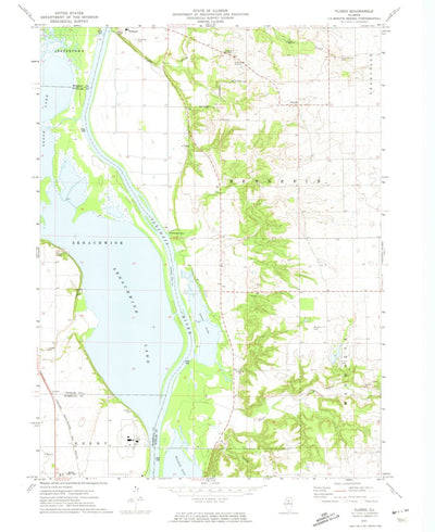 United States Geological Survey Florid, IL (1972, 24000-Scale) digital map