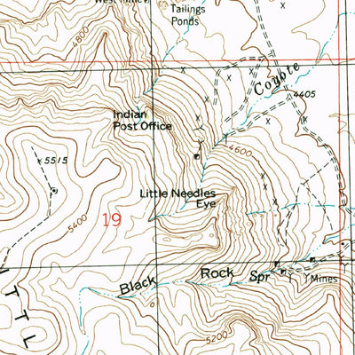 United States Geological Survey Florida Gap, NM (1996, 24000-Scale) digital map