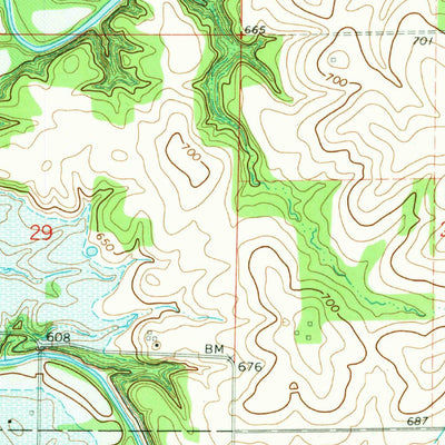 United States Geological Survey Florida, MO (1972, 24000-Scale) digital map