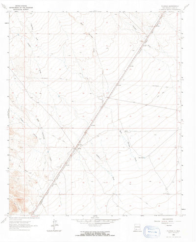 United States Geological Survey Florida, NM (1964, 24000-Scale) digital map