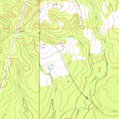 United States Geological Survey Florien, LA (1954, 24000-Scale) digital map