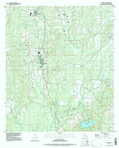 United States Geological Survey Florien, LA (1997, 24000-Scale) digital map