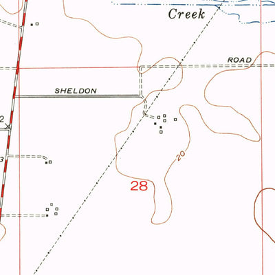 United States Geological Survey Florin, CA (1953, 24000-Scale) digital map