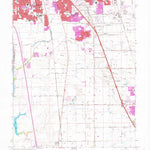 United States Geological Survey Florin, CA (1968, 24000-Scale) digital map