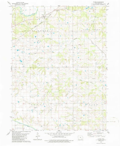 United States Geological Survey Floris, IA (1979, 24000-Scale) digital map