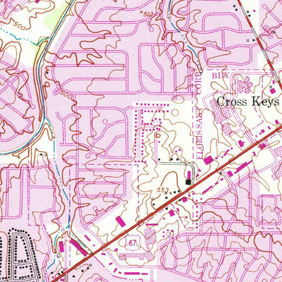 United States Geological Survey Florissant, MO (1954, 24000-Scale) digital map