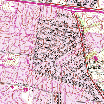United States Geological Survey Florissant, MO (1954, 24000-Scale) digital map