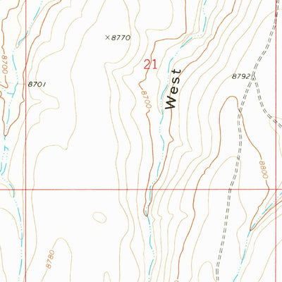 United States Geological Survey Flossie Knoll, UT (1969, 24000-Scale) digital map