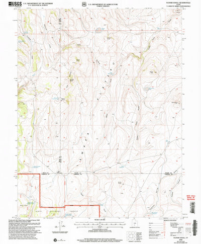 United States Geological Survey Flossie Knoll, UT (2002, 24000-Scale) digital map