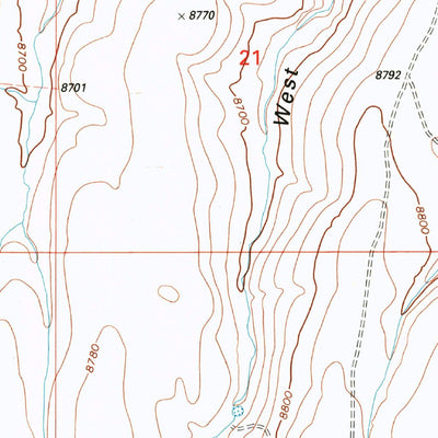 United States Geological Survey Flossie Knoll, UT (2002, 24000-Scale) digital map