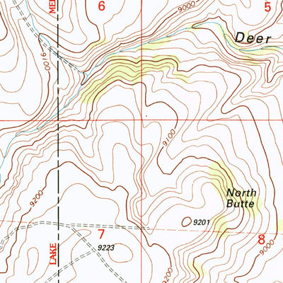 United States Geological Survey Flossie Knoll, UT (2002, 24000-Scale) digital map