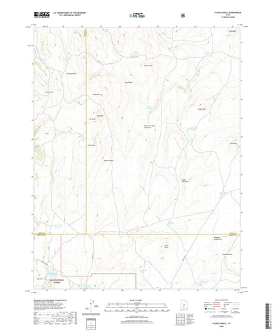 United States Geological Survey Flossie Knoll, UT (2020, 24000-Scale) digital map