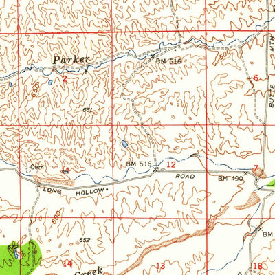 United States Geological Survey Flournoy, CA (1958, 62500-Scale) digital map