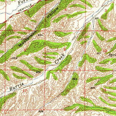 United States Geological Survey Flournoy, CA (1958, 62500-Scale) digital map