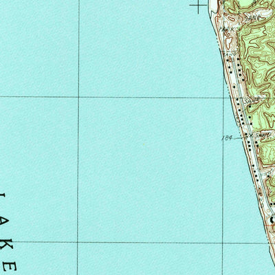 United States Geological Survey Flower Creek, MI (1983, 25000-Scale) digital map
