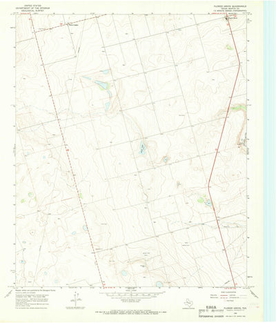 United States Geological Survey Flower Grove, TX (1966, 24000-Scale) digital map