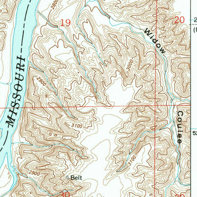 United States Geological Survey Floweree, MT (1965, 24000-Scale) digital map