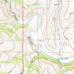 United States Geological Survey Flowers Gulch, OR (1990, 24000-Scale) digital map