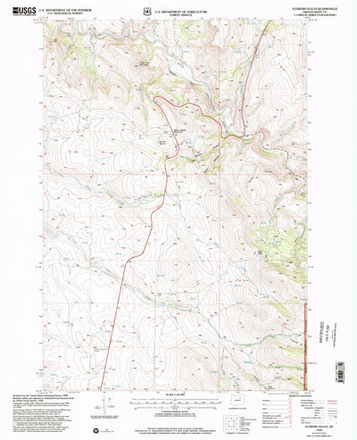 United States Geological Survey Flowers Gulch, OR (1999, 24000-Scale) digital map