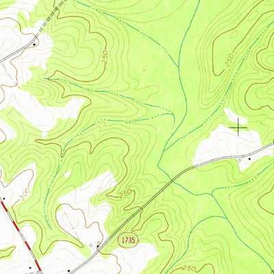 United States Geological Survey Flowers, NC (1964, 24000-Scale) digital map