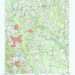 United States Geological Survey Flowers, NC (1998, 24000-Scale) digital map