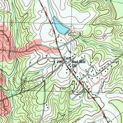 United States Geological Survey Flowers, NC (1998, 24000-Scale) digital map
