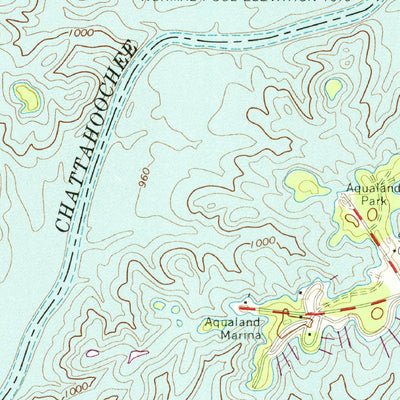 United States Geological Survey Flowery Branch, GA (1964, 24000-Scale) digital map