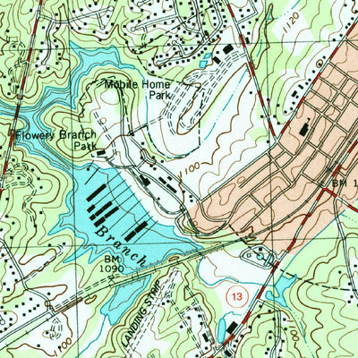 United States Geological Survey Flowery Branch, GA (1999, 24000-Scale) digital map