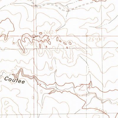 United States Geological Survey Flowing Well, MT (1983, 24000-Scale) digital map
