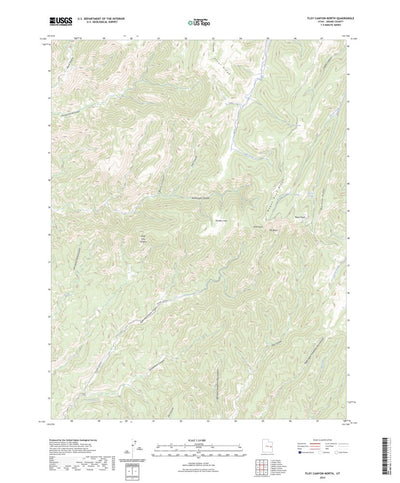 United States Geological Survey Floy Canyon North, UT (2023, 24000-Scale) digital map