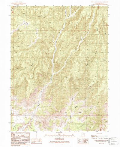 United States Geological Survey Floy Canyon South, UT (1991, 24000-Scale) digital map