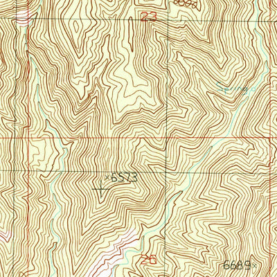 United States Geological Survey Floy Canyon South, UT (1991, 24000-Scale) digital map