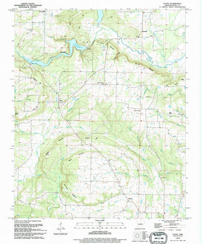 United States Geological Survey Floyd, AR (1994, 24000-Scale) digital map