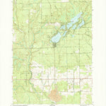 United States Geological Survey Floyd Lake, MI (1989, 24000-Scale) digital map