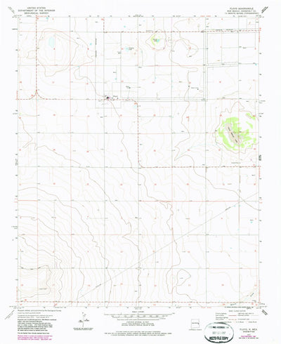 United States Geological Survey Floyd, NM (1973, 24000-Scale) digital map