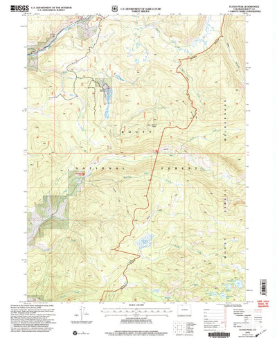 United States Geological Survey Floyd Peak, CO (2000, 24000-Scale) digital map