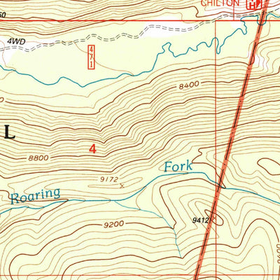 United States Geological Survey Floyd Peak, CO (2000, 24000-Scale) digital map