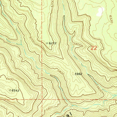 United States Geological Survey Flume Canyon, UT (1970, 24000-Scale) digital map