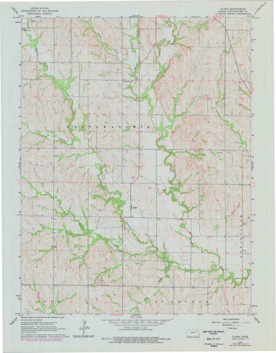 United States Geological Survey Flush, KS (1964, 24000-Scale) digital map