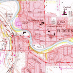 United States Geological Survey Flushing, MI (1975, 24000-Scale) digital map