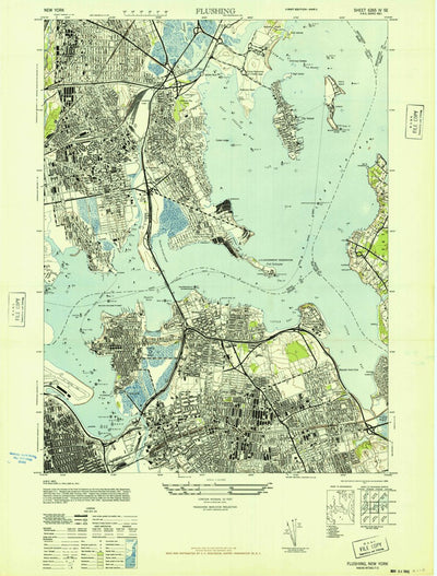 United States Geological Survey Flushing, NY (1947, 24000-Scale) digital map