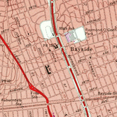 United States Geological Survey Flushing, NY (1966, 24000-Scale) digital map