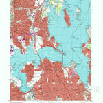 United States Geological Survey Flushing, NY (1995, 24000-Scale) digital map