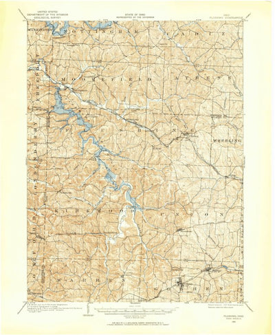 United States Geological Survey Flushing, OH (1903, 62500-Scale) digital map
