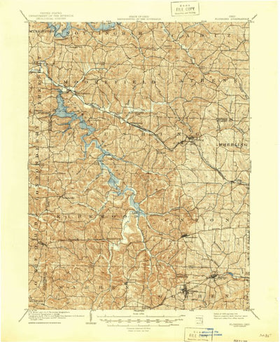 United States Geological Survey Flushing, OH (1905, 62500-Scale) digital map