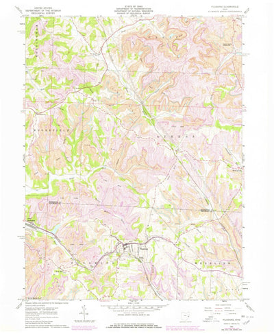 United States Geological Survey Flushing, OH (1961, 24000-Scale) digital map