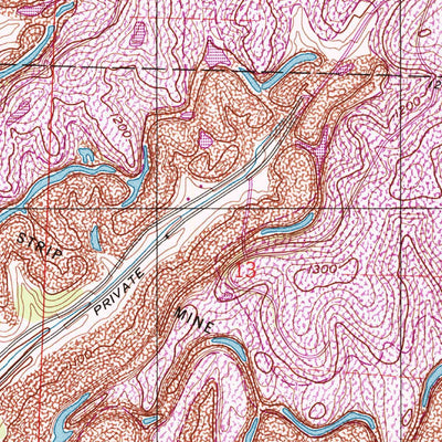 United States Geological Survey Flushing, OH (1994, 24000-Scale) digital map