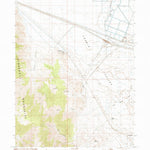 United States Geological Survey Flux, UT (1985, 24000-Scale) digital map